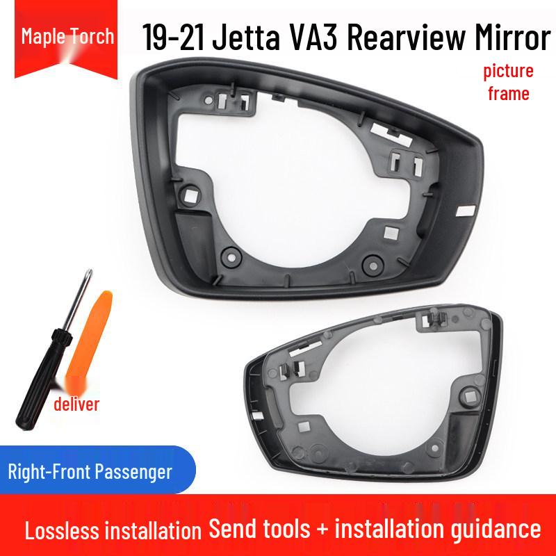 Volkswagen Jetta VA3 Rearview Mirror Lens & Outer Shell Cover 19-21 with Turn Signal