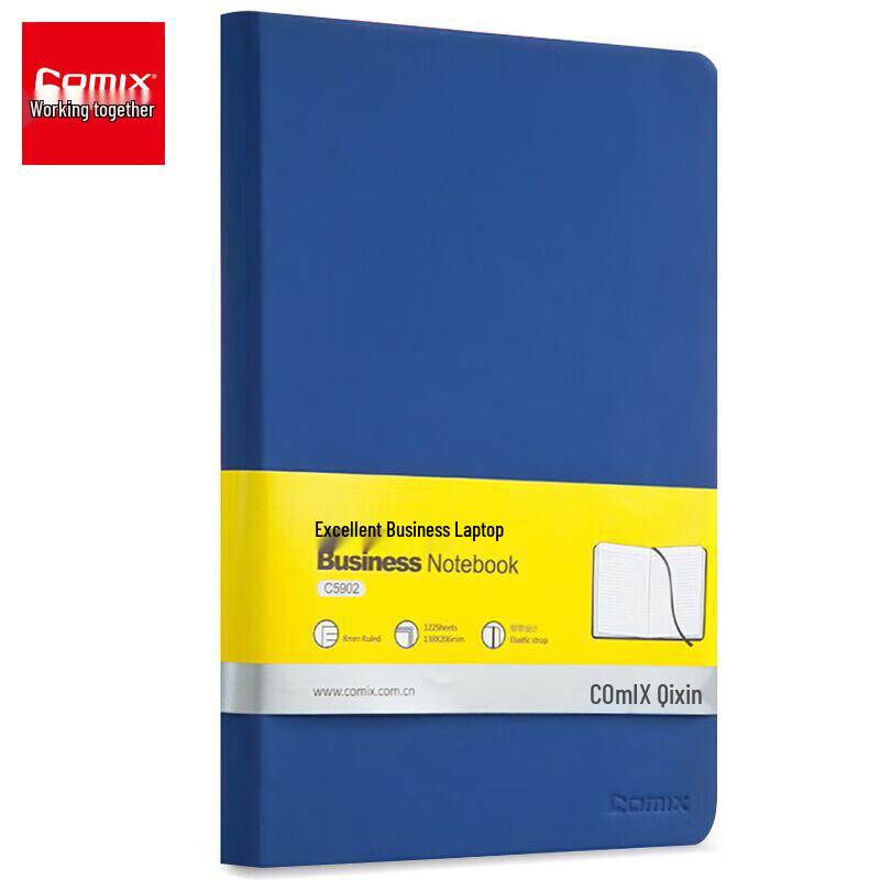 COMIX C5902 A5 Leather Notebook
