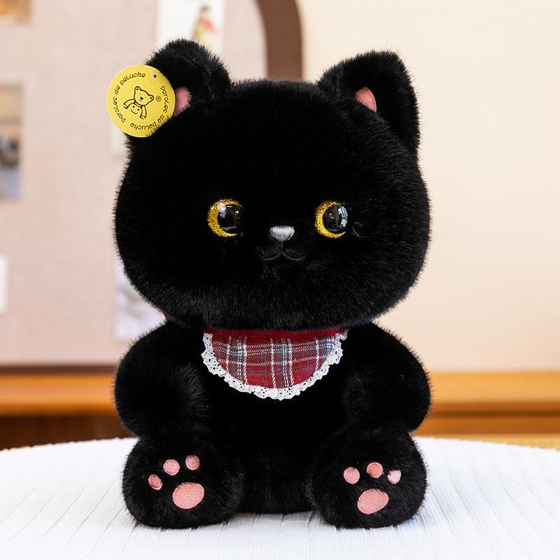 Cat Plush Toy With Soft Short Pile Fabric Perfect For Kids And Adults