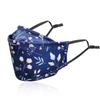 Maschera in Cotone Lavabile Antivento da Donna - Forma a Pesce/Foglia di Salice, Antipolvere, Traspirante, Protezione dal Freddo, Autunno/Inverno.