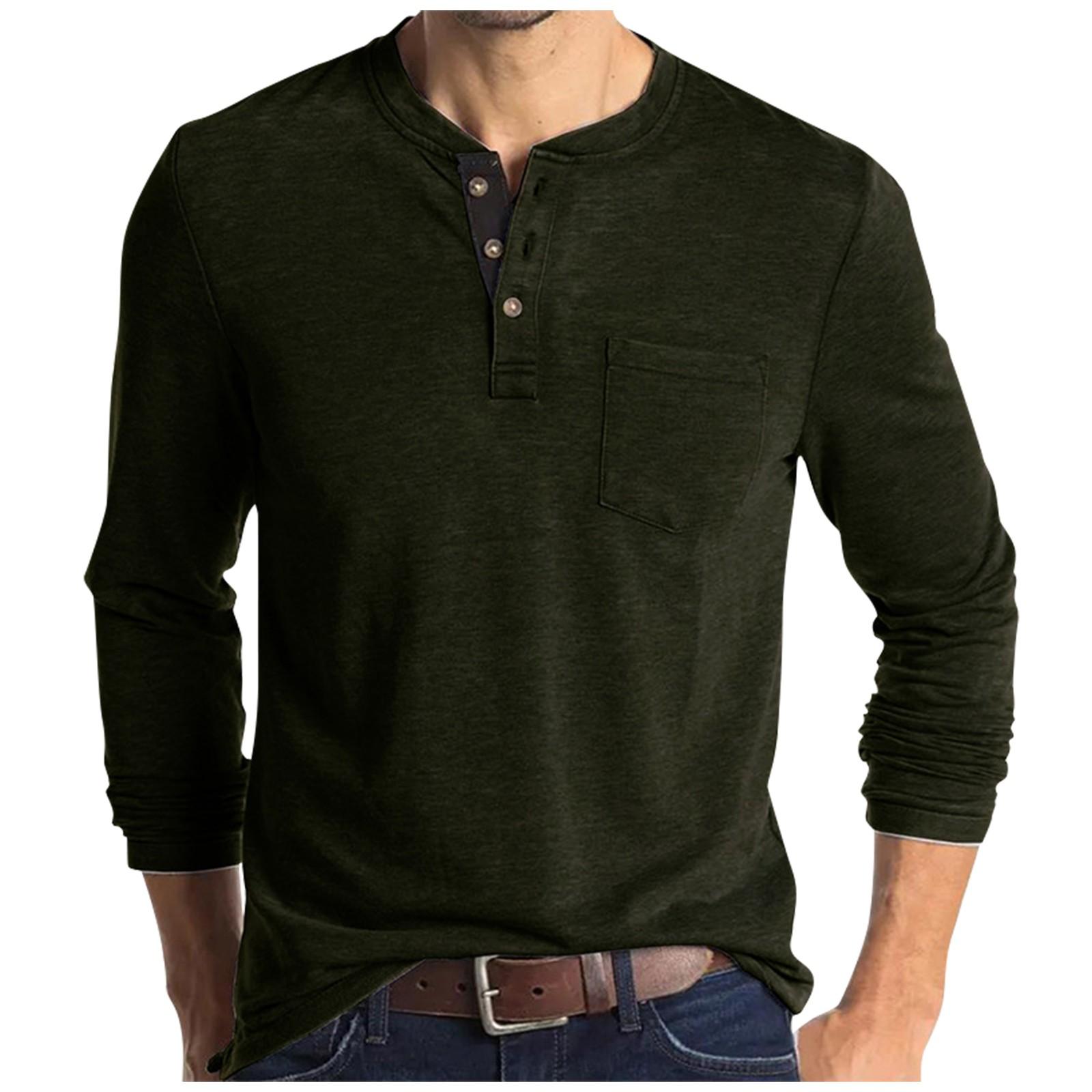 

Men s Botton Collar Long Sleeve Color Men s Shirts Men s Tops XL