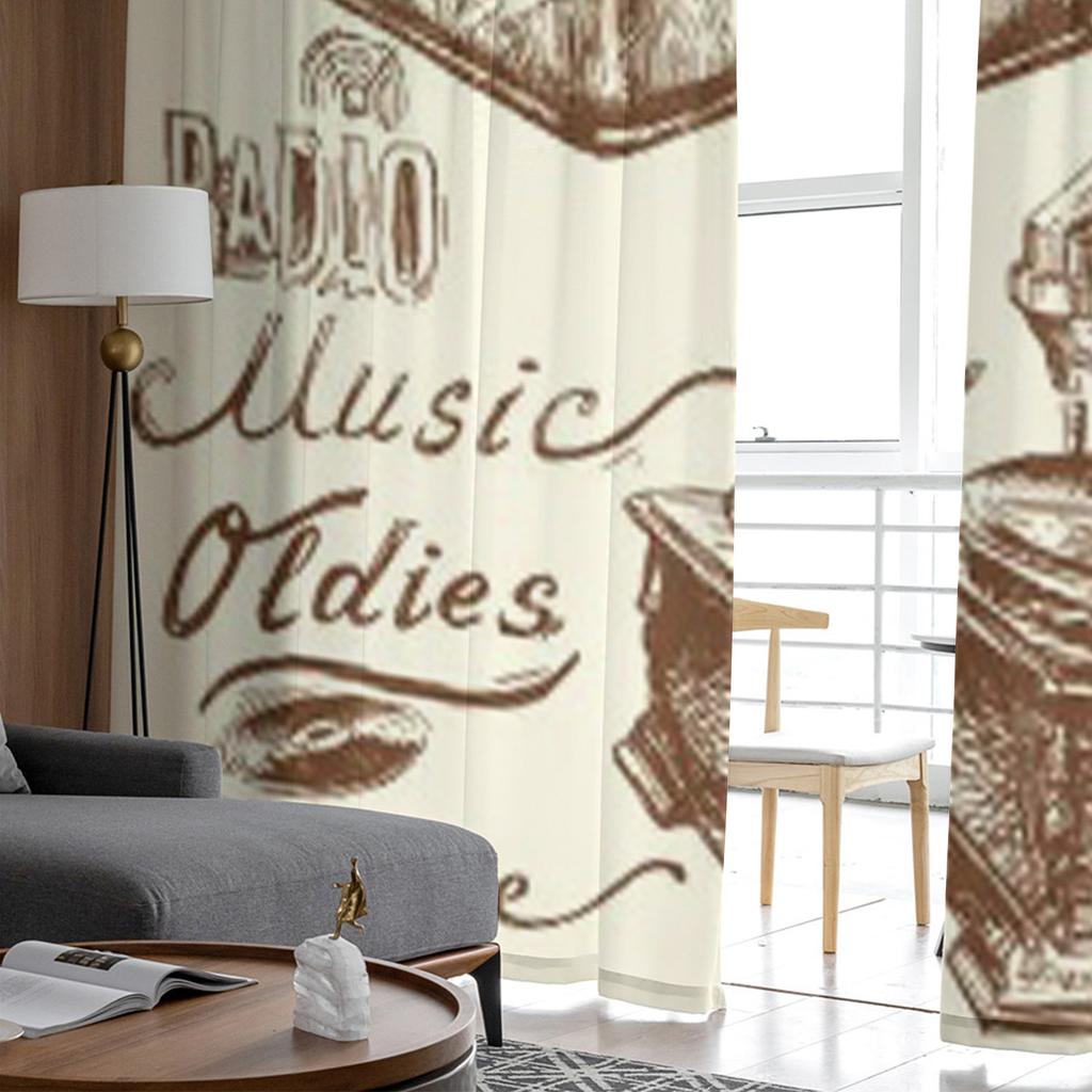 Musik Doodles Tüll Sheer Fenster Vorhänge Für Wohnzimmer Die Schlafzimmer Moderne Chiffon Voile Organza Vorhänge Decor Vorhänge