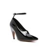 Fashion Show Style Black 10.5cm Irregular High Heels Shoes European American Pointed Fashion Sexy Professional Commuter Single Shoes 43