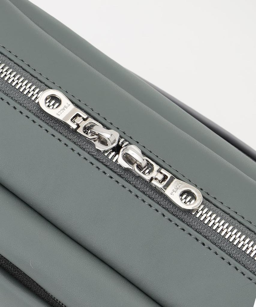 Isaac Block Motif Shoulder Bag 2004602 Light Green (82)