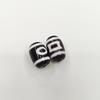 Tibetan high-oil pulp black and white dzi beads, clear bite color loose beads and multiple totems, Wenwan bracelet accessories are in stock.