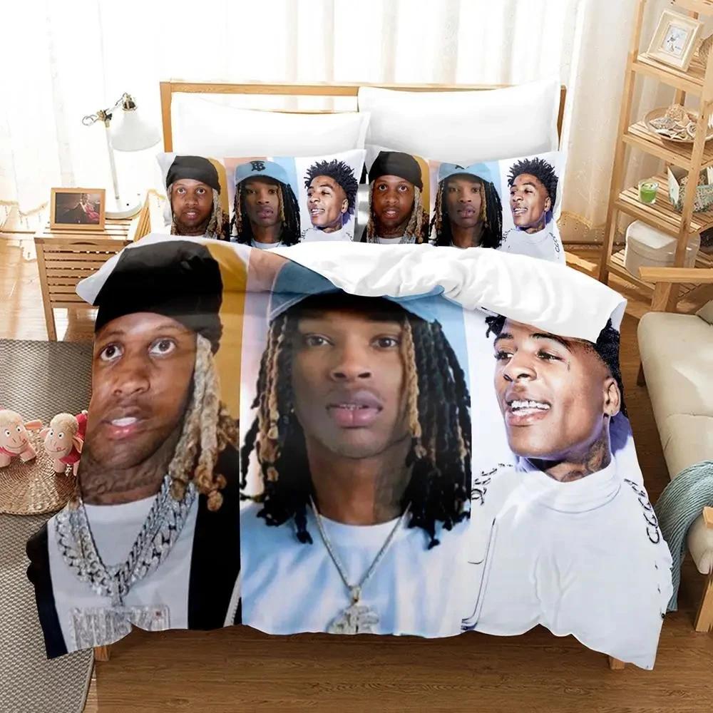Lil Durk Boys Bed Cover Single Twin Full Queen King Size Aldult Anime Bedspread Duvet Cover Bed Set Quilt Cover Pillowcase