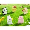 6Pcs Tiny Cats Mini Resin Dog Figurines for Fairys Garden Decorations,Miniatures Dollhouses Accessories,Crafts Ornament