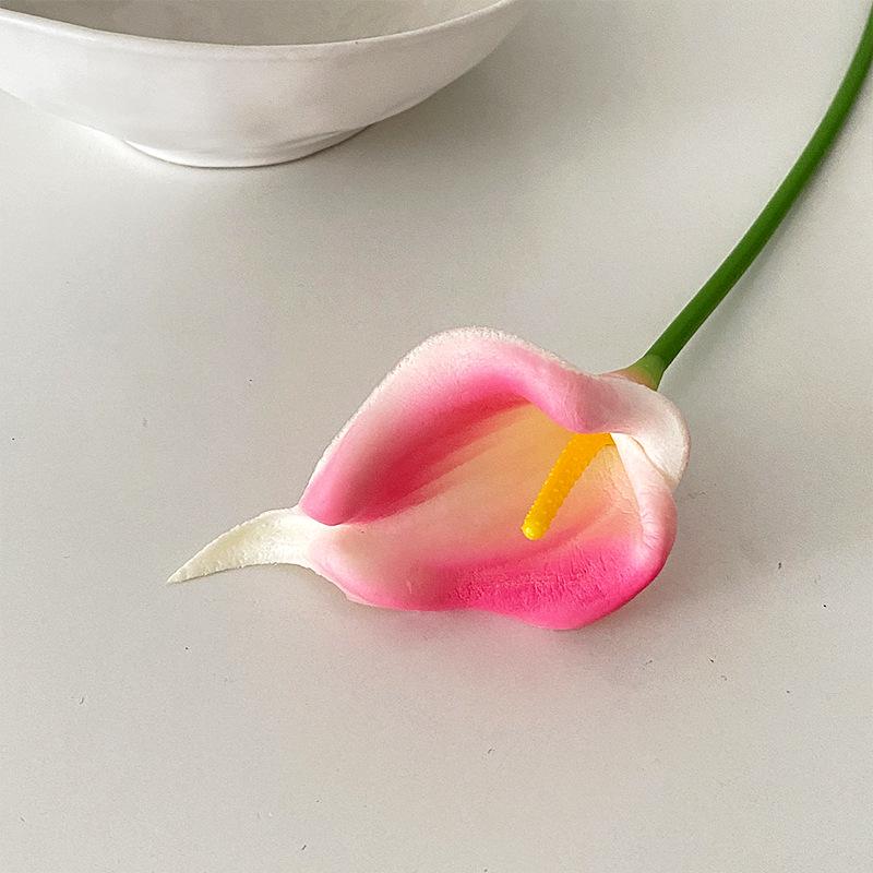 Mini Calla Lily Artificial Bouquet - Fake Flowers for Wedding & Home Decoration