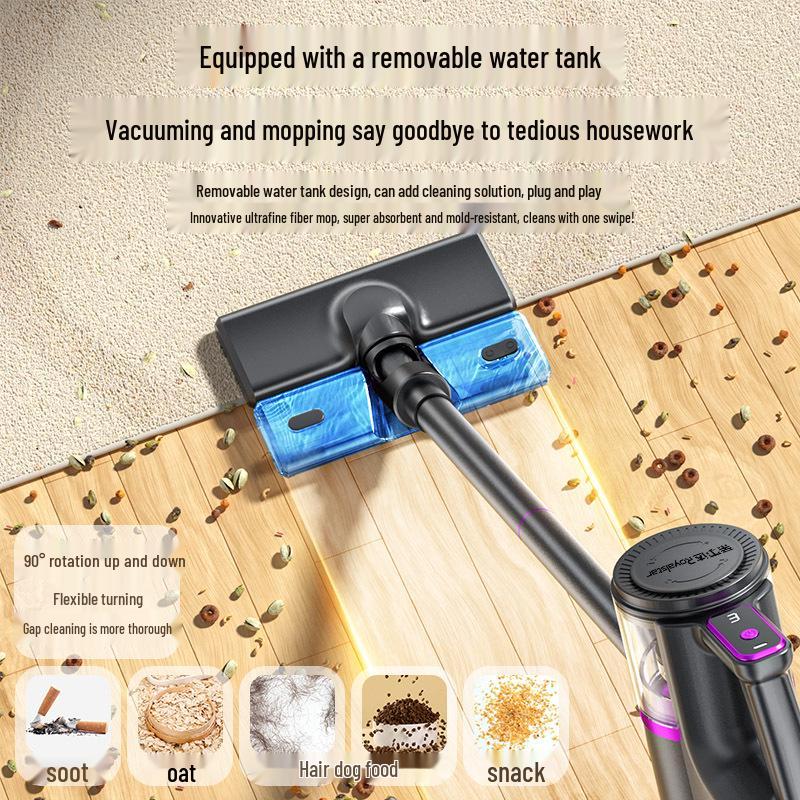 Cordless Handheld Vacuum & Mop All-in-One with Super Powerful Suction