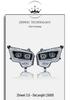 Compatible Shaanxi Delong L5000 Front Headlight: Dual-Lens Bright LED with Daytime Running Lights