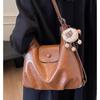 Premium sense retro large-capacity bag women's new spring and summer commuting double shoulder back bag single shoulder tote bag