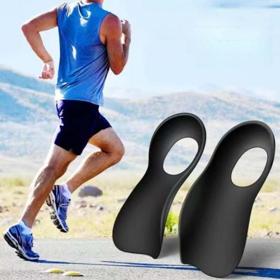 1 Pair Orthopedic Corrective Insoles for Flat Feet Plantar Fasciitis Toe Correction Insoles for Pain Relief Comfortable Breathable Shoe Inserts