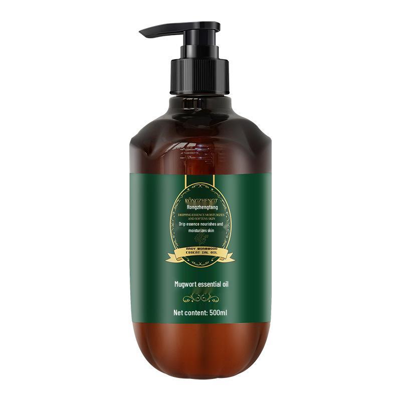 Olio Massaggio Erboristico Assenzio Zenzero per Calore e Nutrizione Totalmente Corpo - Ideale per Gua Sha e Saloni di Bellezza.