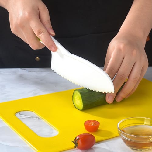 Montessori Kitchen Tools - Toddler Kitchen Accessories, Junior Chef Cooking Set | Montessori Kitchen Tools for Kids: Authentic Cooking Safety Knife Se