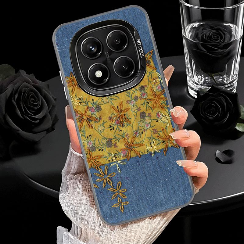 Retro Denim Pattern Soft Phone Case for Xiaomi Redmi Note 13 14 15 Pro Plus 12S 12 11S 11 11T 10S 10 Shockproof Cover Back Shell