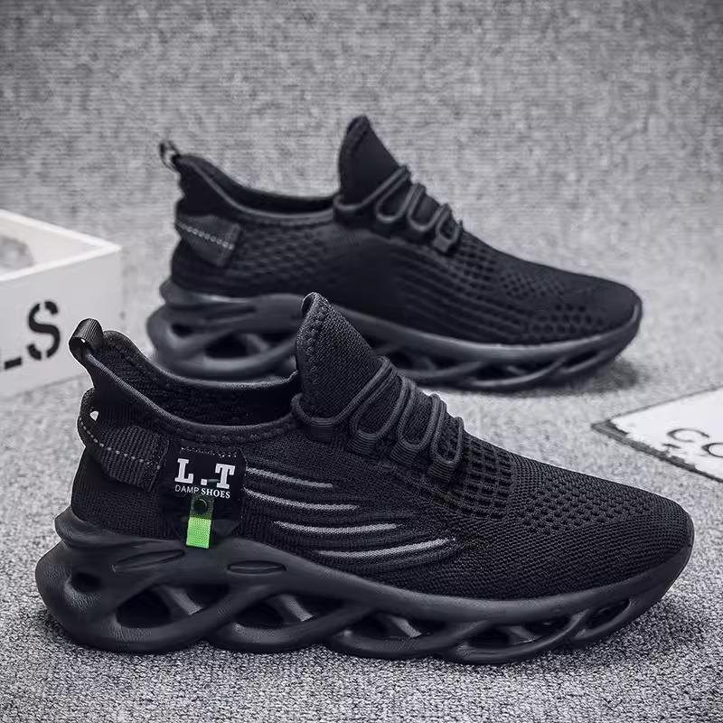 Large size black Putian autumn and winter new breathable casual sports shoes
