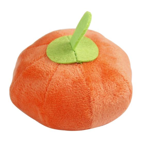 Yousheng Dog Plush Toy Decorative Relieve Boredom Orange Sounding Pumpkin Mini Stuffed Doll for Home