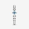 Anillo de circonita de plata 925 con piedras preciosas de color Lr para mujer, nuevo anillo de moda coreana apilado para parejas, joyería sexy para mujer, piedra natal de diciembre Co