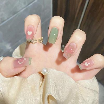 French Nail Art Summer Love Stickers - Fresh Fake Nails