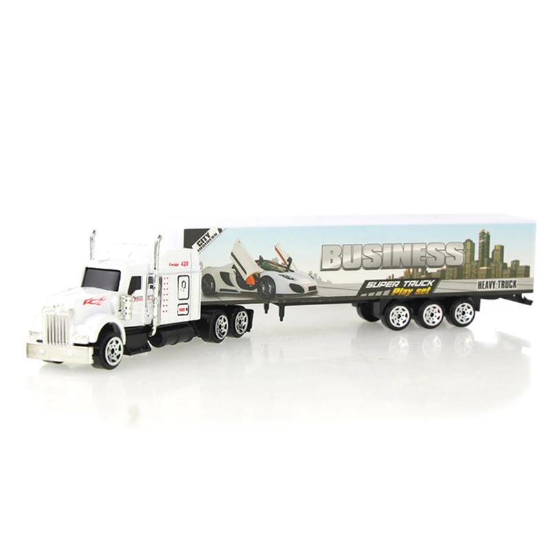 1 Stück Container Öltankwagen Schiebende Legierung LKW Modell Diecast Auto Spielzeug Mehrfarbige Fahrzeuge Spielzeug Pädagogisches Spielzeug für Kinder Geschenk