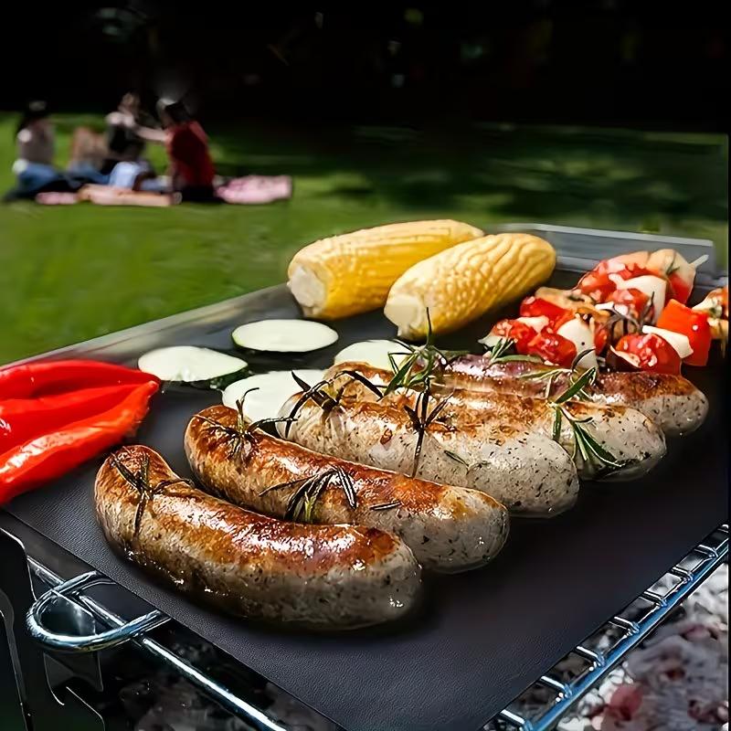 Reusable Non Stick Oven Liner Heavy Duty Oven Mat Kitchen Oven Protector Heat Resistant Baking Tray Liner Gas Oven Cooking Protection Mat