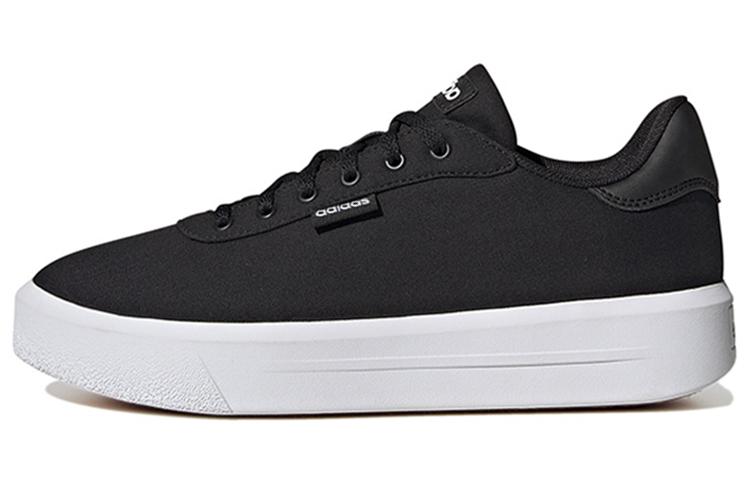 adidas Wmns Court Platform CLN Black White 38.5