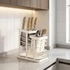 Carbon Steel Countertop Cutter Holder Space Saving Chopstick Cage Cutlery Holder  Kitchenware