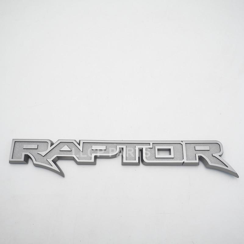1PCS Rear Trunk Letter Sticker For Ford Ranger Raptor SV1 F150 F250 F350 ABS 3D Front Hood Emblem Side Fender Emblem