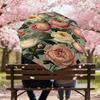 1 Stück Blumenmuster Blumen Schirm-8-Rippen verstärkt Tragbar Faltbar Reise Geeignet für alle Jahreszeiten Outdoor Tägliche Nutzung-Z0469