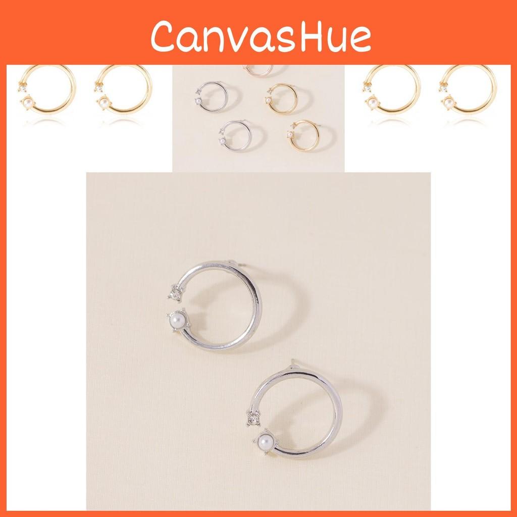 Round Pearl Stylish And Stud Earrings For Women Perfect For Weddings Birthdays And Anniversaries