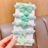 Cute Korean Fabric Hair Scrunchie for Kids - Simple, Trendy Hair Tie Accessory