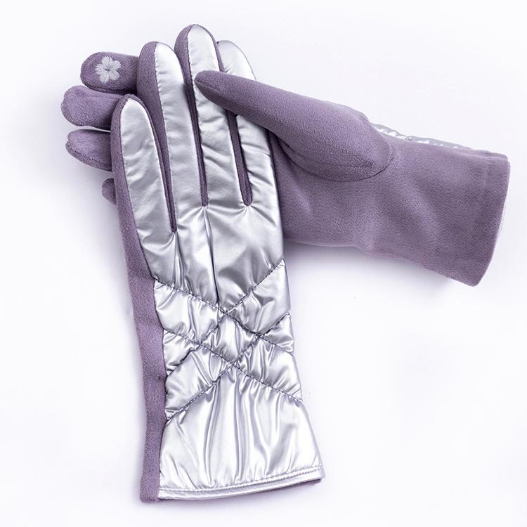 Women's Winter Gloves, Korean & Japanese Style, Warm Velvet Lined, Touch Screen Compatible, Ideal for Cycling & Fashion.