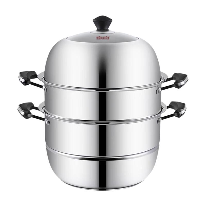 

Double Happiness 304 Stainless Steel 3-Layer Steamer Pot