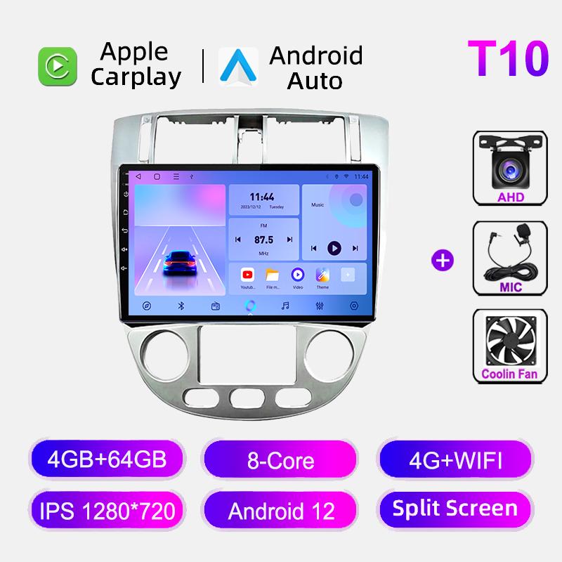 Android 12 Carplay For Buick Excelle HRV 2004-2013 Chevrolet Lacetti J200 Car Radio Multimedia Player Navigation GPS Head Unit