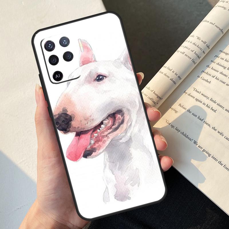 Bullterrier Bull Terrier Dog Case For Oppo A5 Pro A15 A16 A17 A57 A77 A94 A74 A54 A76 A96 A40 A60 A80 A18 A38 A58 A78 A98
