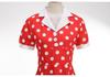 2025 Polka-Dot-Kleid mit Weißem Kragen: Französischer Retro, Hepburn-Inspiriert, Hong Kong Stil