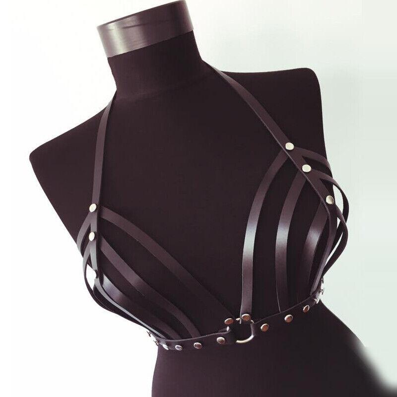 Women'S Leather Strap Belt Sm Suspender Bra Apparel Accessories Accessories Sex Belt