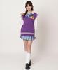 WEGO World Pegasus Collaboration School Fall School High School Size Purple Vest, Knit, Clothes, Clothes, Cute, Girly, Vest, Student, Student, Gift,