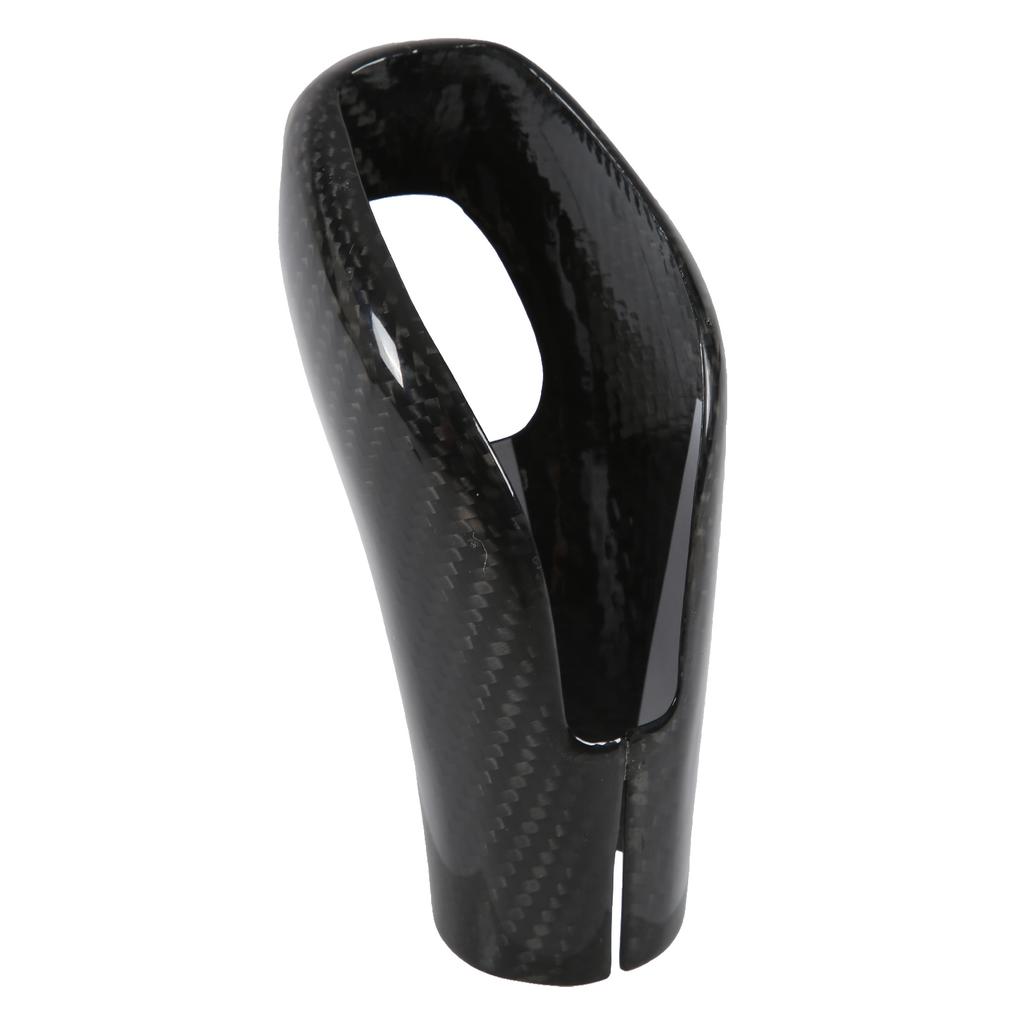 Gear Shift Knob Cover Trim Carbon Fiber Replacement for Alfa Romeo Giulia Stelvio 2020‑2021