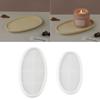 DIY Crystal Oval Trays Silicone Molds Unique Storage Dish Resin Molds Birthday Gifts Rolling Tray Mold DIY Plate Molds