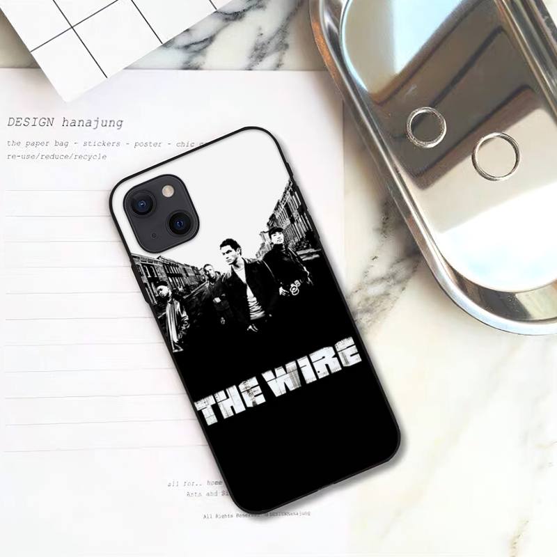 America The Wire TV Phone Case For iPhone 11 12 Mini 13 14 15 Pro XS Max X Plus SE XR Shell