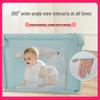 Free Shipping Baby Playpen with Bedside Guardrail & Children's Crawling Mat