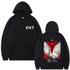 Rapper Niro OX7 Album Graphic Print Hoodie Male Fashion Oversized Pullover Hoodies Men Women Pop Music Hooded Sweatshirt