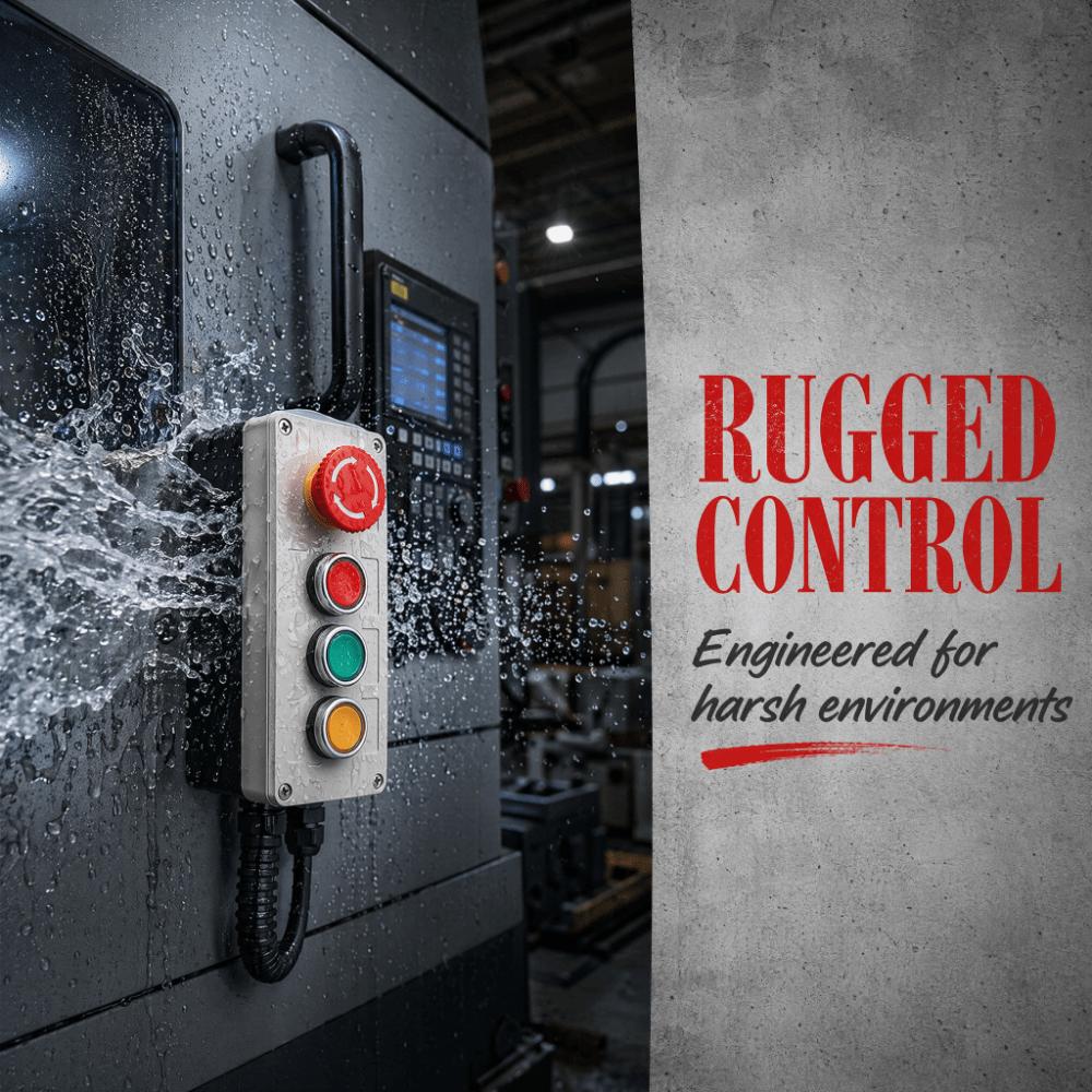 Self-resetting Function Emergency Stop Switch Box Hand-held Control Box Industrial Use
