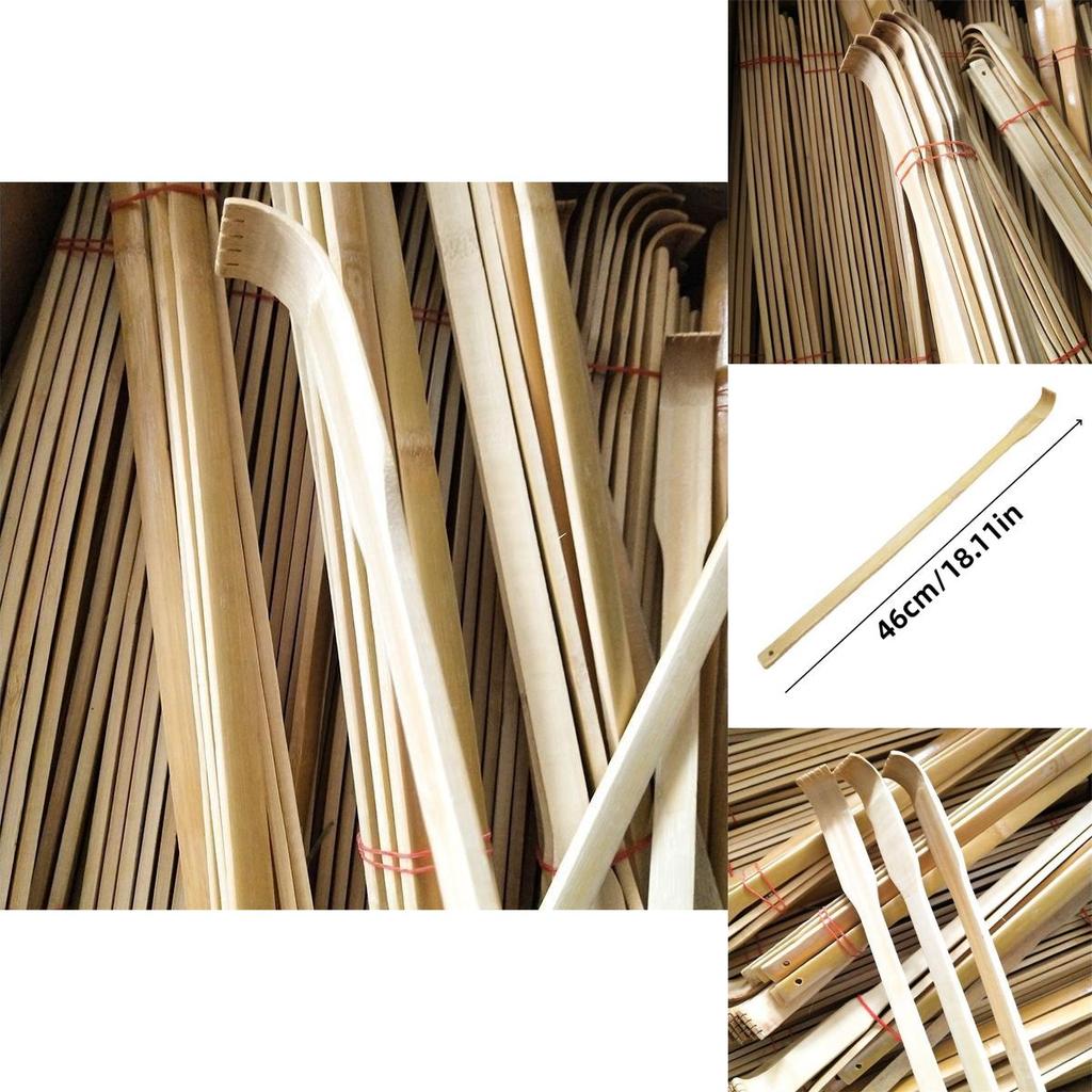 Bamboo Back Scratcher For Itchy Skin Relief Durable And Effective Tool For Back Itching