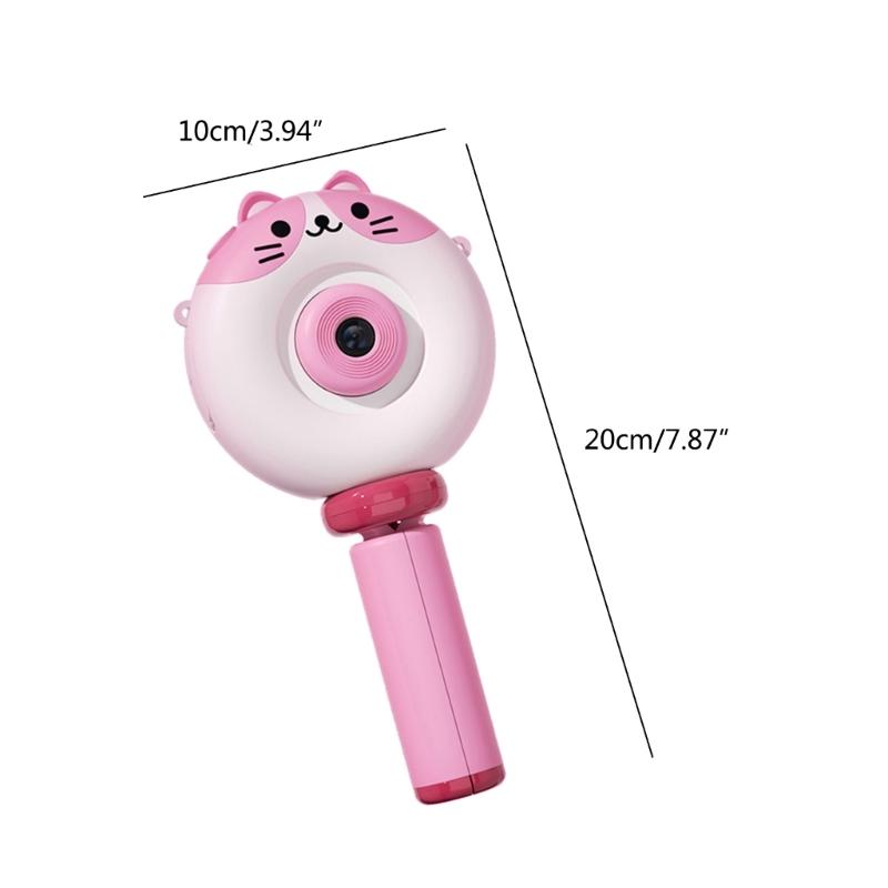 S8 Cartoon Kid Digital Camera Photos Video Recorder Built-in Big-head Stickers Christmas Birthday Gift for Children