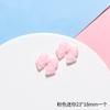 Simulation Bow Resin Accessories,10pcs Frosted Bow Tie DIY Handmade Mobile Phone Case Accessories,Material Package Accessories.