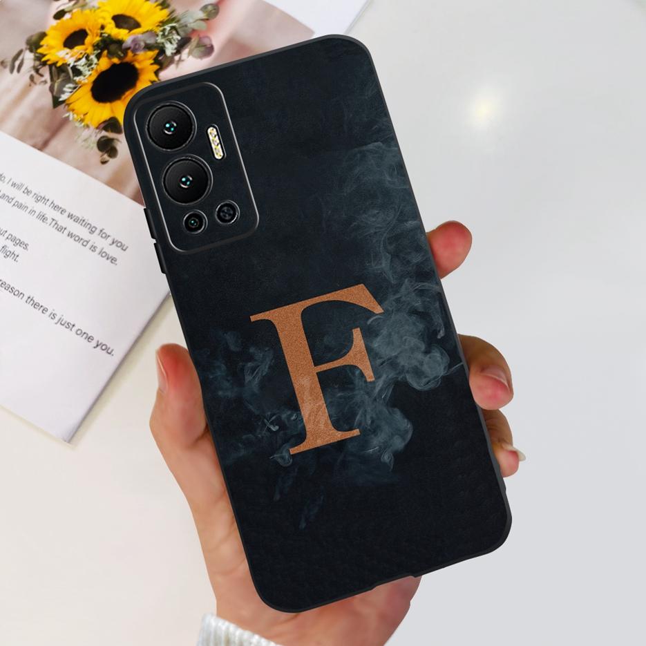 For Infinix Hot 12 Case X6817 X6817B New Letters Cover Soft TPU Phone Case For Infinix Hot 12 Play 12i Hot12 Pro Back Cover Bags