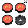 4PCS OD 60MM / ID 56MM Cap For Rims WORK EMOTION EQUIP MEISTER VS Emblem Wheel Center Cap Sport Car Logo Wheel Cover Hub Caps