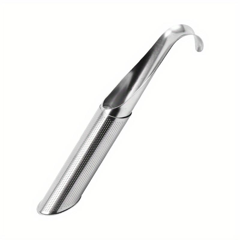 Stainless Steel Curved Tail Tea Strainer Household Tea Stick, Tea Filter, Pipe Tea Infusion, Tea Filter, Tea Set Accessories